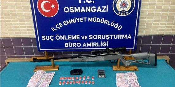 Bursa’da Uyuşturucu Operasyonu: 3 Şüpheli Gözaltında