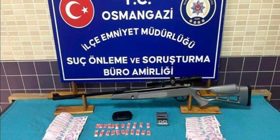 Bursa’da Uyuşturucu Operasyonu: Üç Şüpheli Gözaltında