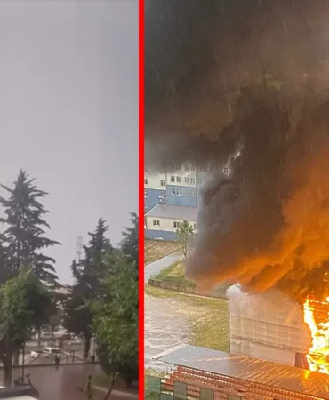 Kastamonu8217da-dehset-anlari-Jimnastik-salonuna-yildirim-dustu-yangin-cikti-featured