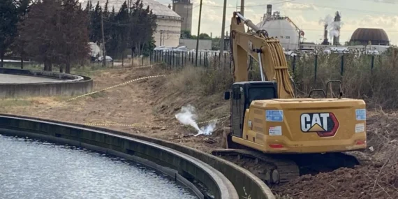 Kocaeli’de büyük tehlike atlatıldı! Kepçe doğalgaz hattına zarar verdi