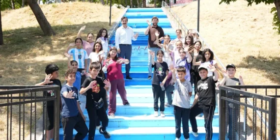 Minik Ellerden Babasultan Parkı’nda Renkli Dokunuşlar