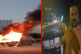 Otoyolda-elektrikli-otomobil-alev-aldi-surucu-8220Ailemi-bir-bucuk-dakika-arayla-kurtardim8221-featured