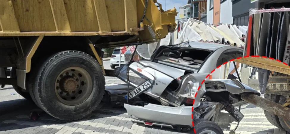 Yozgat’ta büyük bir kaza: Freni tutmayan kamyon 4 araca çarptı!