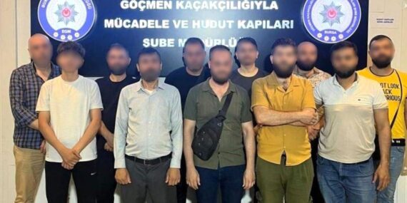 Bursa'da Göçmen Kaçakçılığı Denetimi