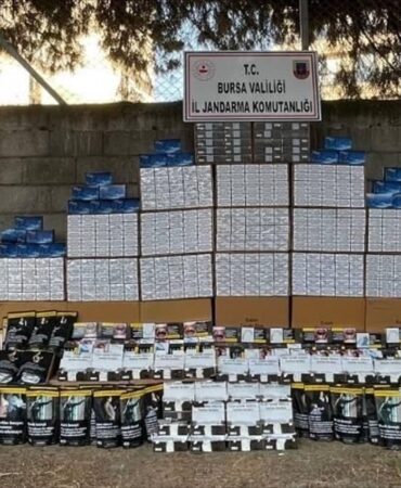 Bursa'da Kaçak Tütün Operasyonu