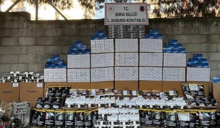 Bursa'da Kaçak Tütün Operasyonu