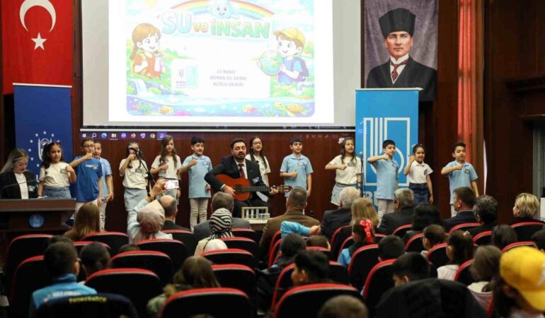 Bursa'da öğrencilere su tasarrufu dersi