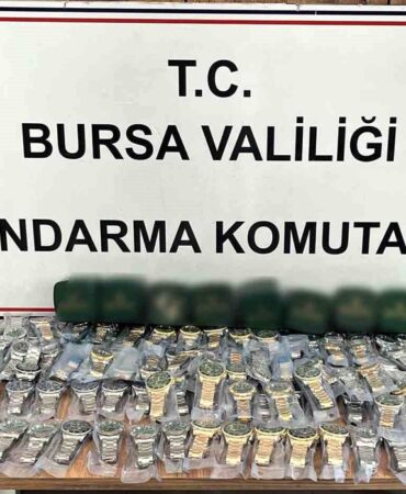 İnegöl'de Kaçağı Rolex Saat Operasyonu