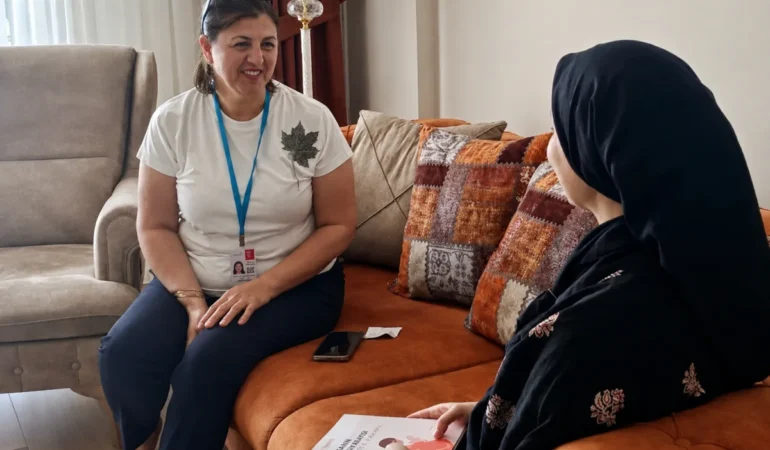 Mudanya’da ilk kez anne olacak kadınlara yakın takip desteği
