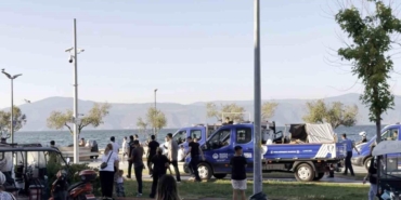 Sahilde seyyar satıcı denetimi