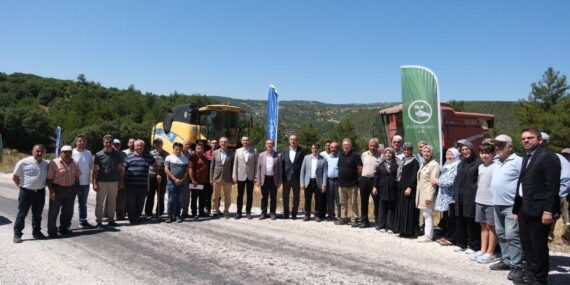 Bursa Büyükşehir’den çiftçilere yüzde 100 hibeli hasat desteği