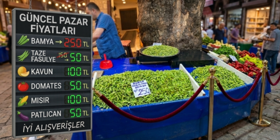 Bursa pazarlarında bamya ateş pahası, fasulye düşüşte