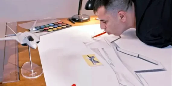 Çocuklukta iki kolunu kaybetti, KAAN’a ağzıyla imza attı