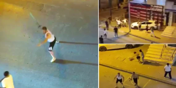 Esenyurt’ta mahallede kavga, iki kişi kılıç çekti