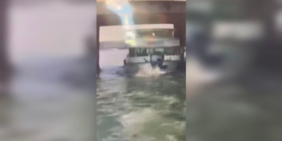 Gemi personelinin hayatını kaybettiği kazanın görüntüleri gün yüzüne çıktı