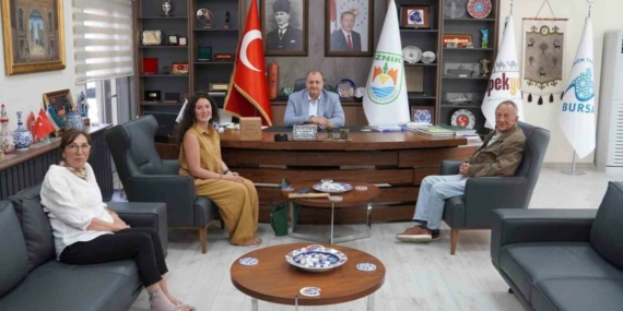 İznik’te Başkan Usta, Balca Alper Picht’i Ağırladı