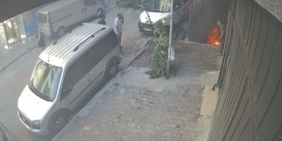 KOAH Hastası Kadın Lastik Yakma Olayında Hastanelik Oldu