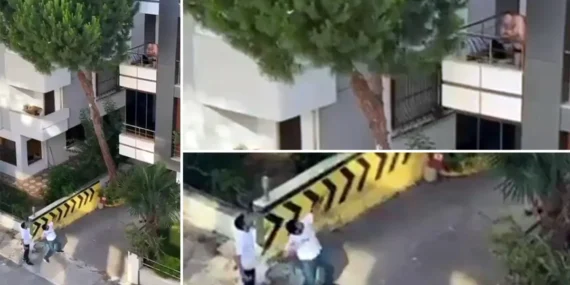 Maltepe’de mahalle çığlıklarıyla sarsıldı: balkondaki adama taş yağdı