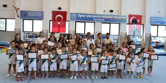 Nilüfer’de Yaz Spor Okulları sertifika coşkusu