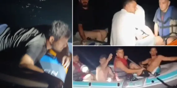 SUP board kabusu: Fırtına gölde mahsur kaldılar