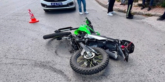Tavşanlı’da araç-motosiklet kazasında 1 yaralı