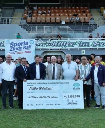 Nilüfer’den 31 amatör kulübe 3 milyon 100 bin liralık destek