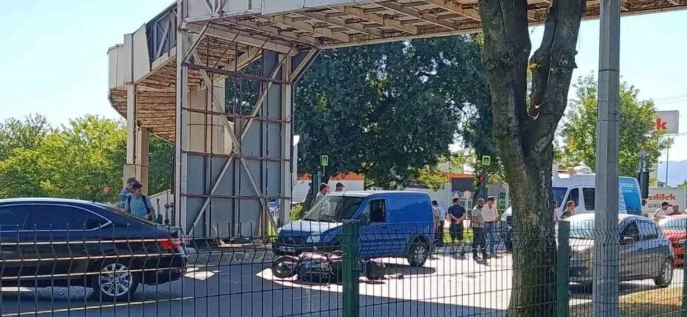 Mudanya’da otomobil-motosiklet kazasında 1 yaralı