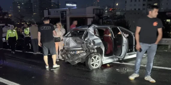 Esenyurt’ta zincirleme kazada 11 araç karıştı; 6 yaralı, 2 ağır
