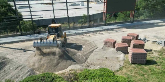 Liman Caddesi’nde altyapı tamamlandı, üstyapı çalışmaları başladı