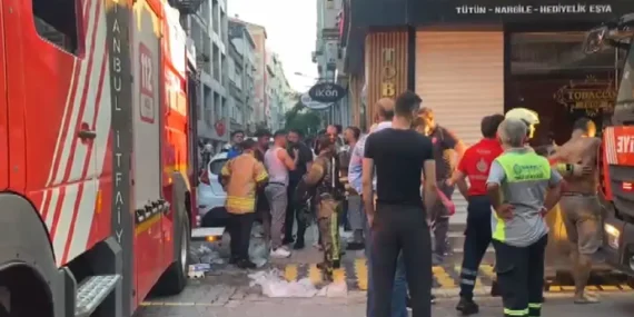 Bakırköy’deki otelde başlayan yangında 12 yaralı