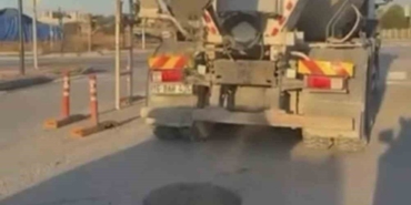 Bursada-mikserden-yola-dokulen-beton-trafigi-tehlikeye-atti-featured