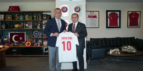 Özbek, TFF Başkanı Hacıosmanoğlu ile görüşme gerçekleştirdi