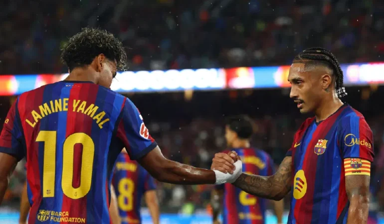 Barcelona, Raphinha’nın Galatasaray maçında olmayacağını açıkladı