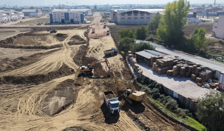 Bursa İnegöl’de 7 kilometrelik yeni yol yapılıyor