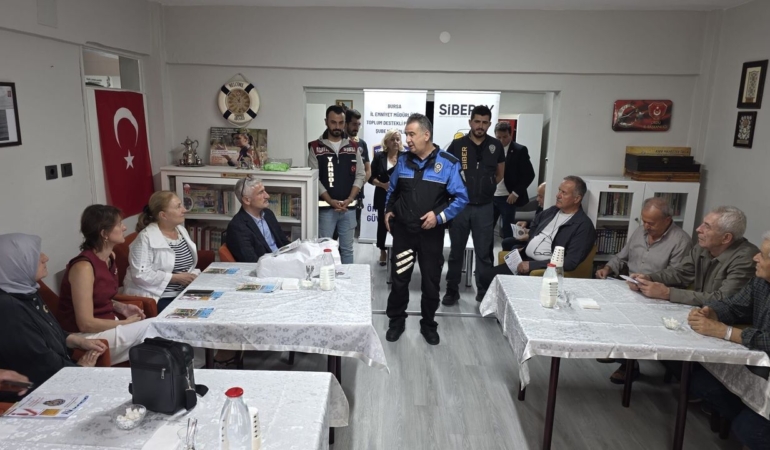 Bursa’da TEMAD üyelerine dolandırıcılık ve siber güvenlik anlatıldı