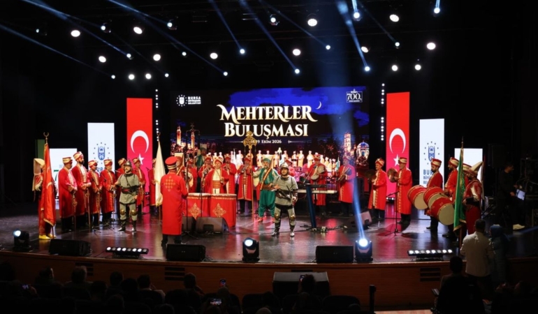 Bursa’da dokuz mehter takımı fetih coşkusunu yaşattı