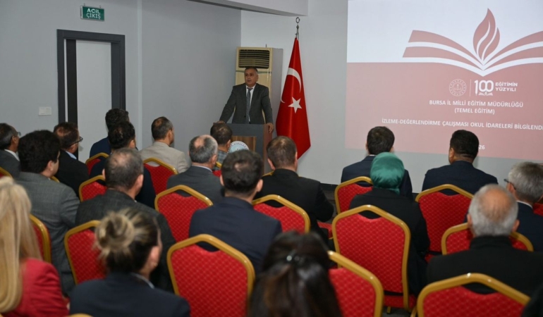 Bursa’da okul yöneticileri eğitim süreçlerini değerlendirdi