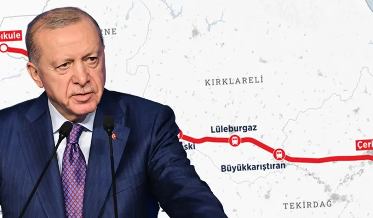 Erdoğan: Çerkezköy-Kapıkule hattı 1 saat 30 dakika sürecek