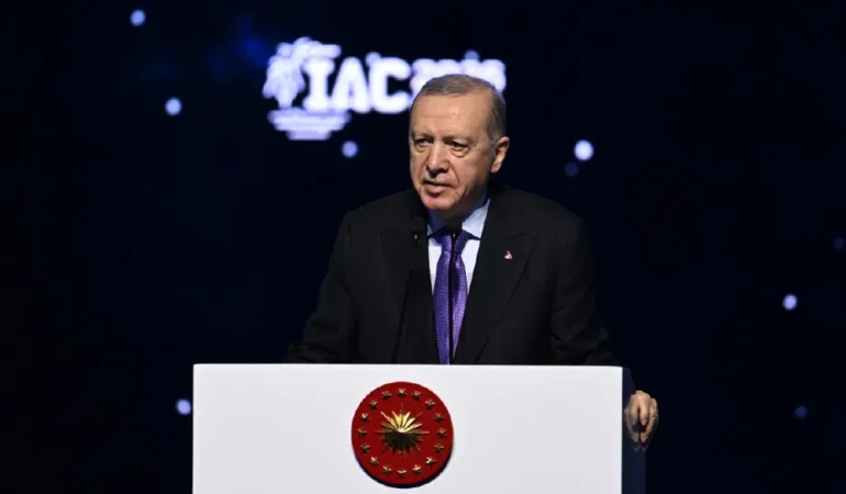 Erdoğan: Türkiye uzay kongresine ilk kez ev sahipliği yapıyor