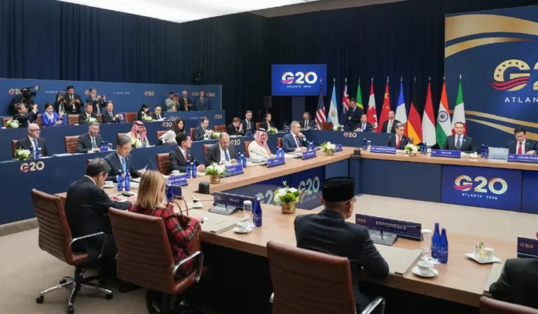 G20 toplantısında Atlanta’da aile fotoğrafı çekilmedi