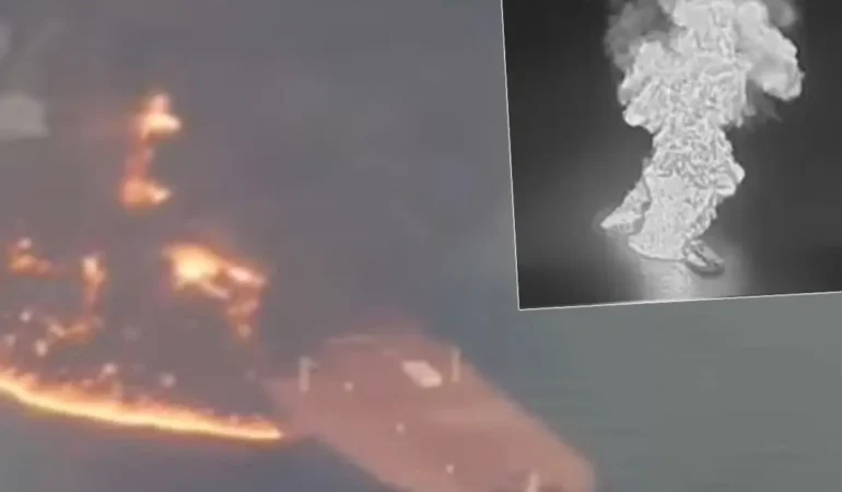 Hürmüz Boğazı’nda süper tanker mayına çarptı