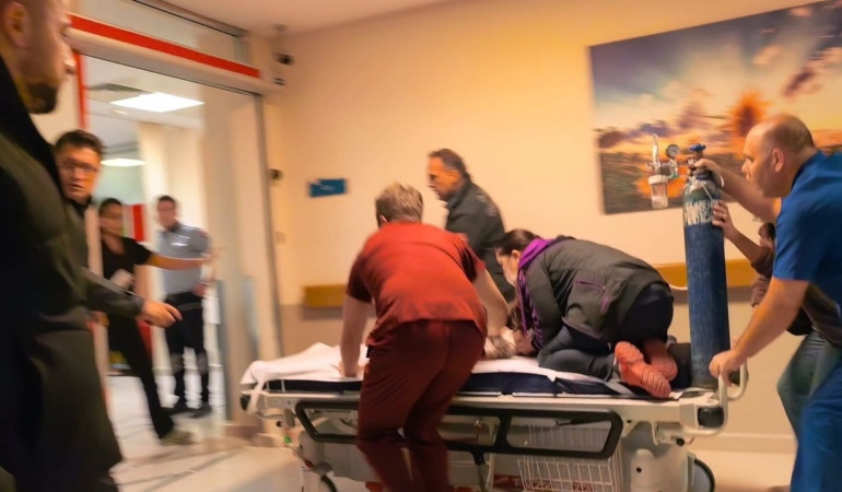 İnegöl’de 1 yaşındaki bebek hastanede hayata döndürüldü