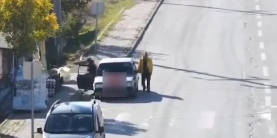 Kırıkkale’de ehliyetsiz sürücü dron denetiminden kaçamadı