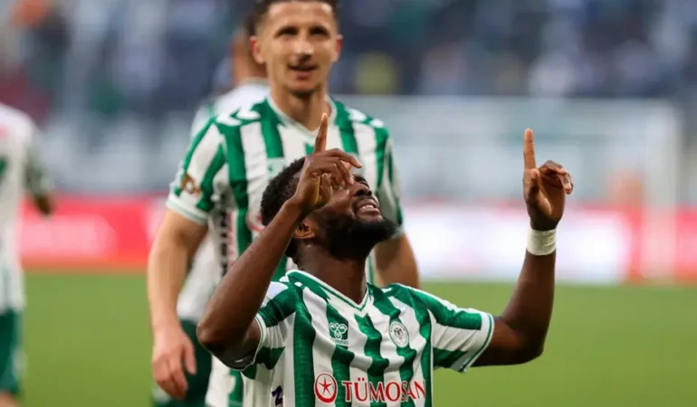 Konyaspor, Gençlerbirliği’ni Awaziem’in golleriyle geçti