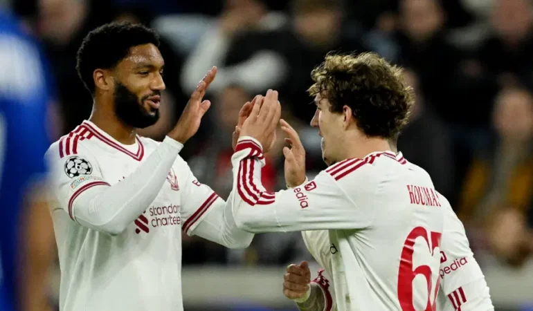 Liverpool, LASK Linz deplasmanında 9 gollü zafer aldı