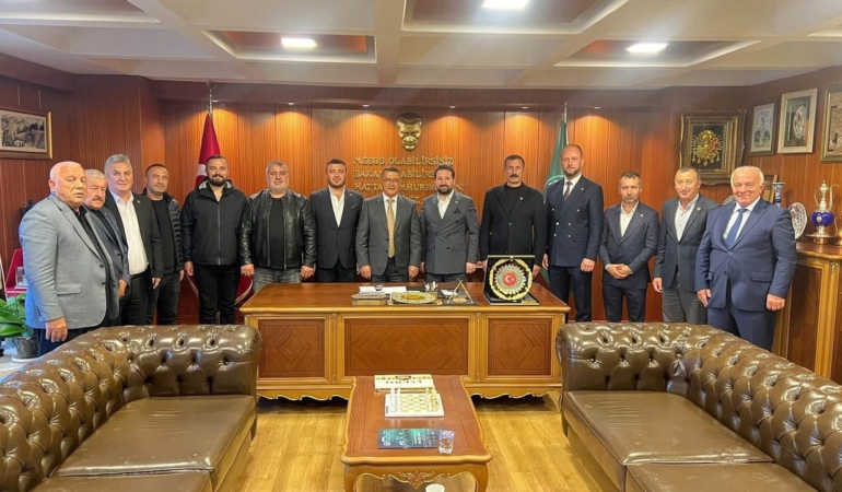 MHP Yenişehir heyeti BESOB’da esnaf sorunlarını görüştü