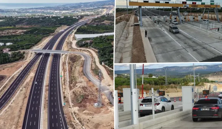 Mersin’de yeni otoyol açıldı, süre 18 dakikaya indi
