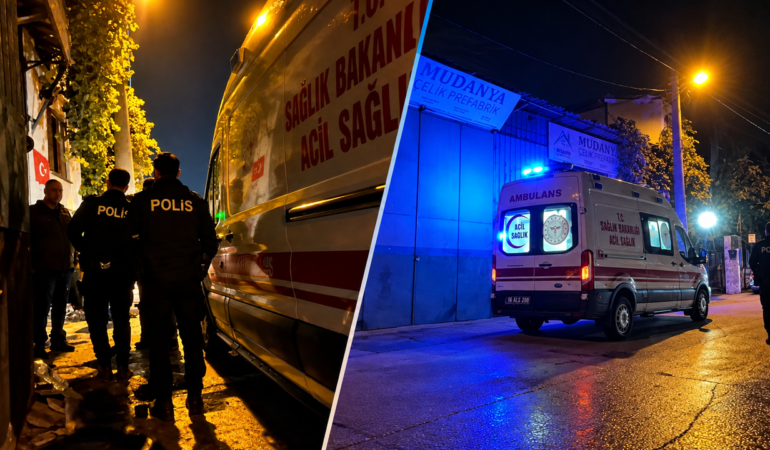 Mudanya’da İlyas Öztürk iş yerinin çatısından düştü