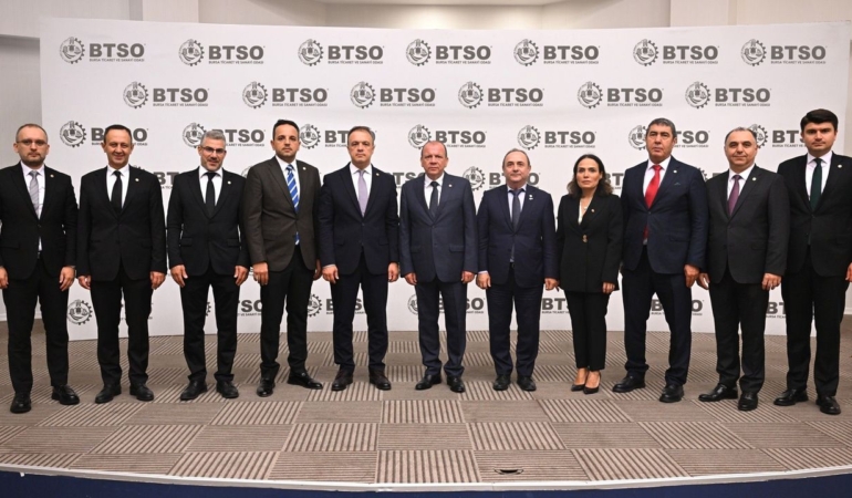 Özer Matlı, BTSO başkanlığı için mazbatasını aldı