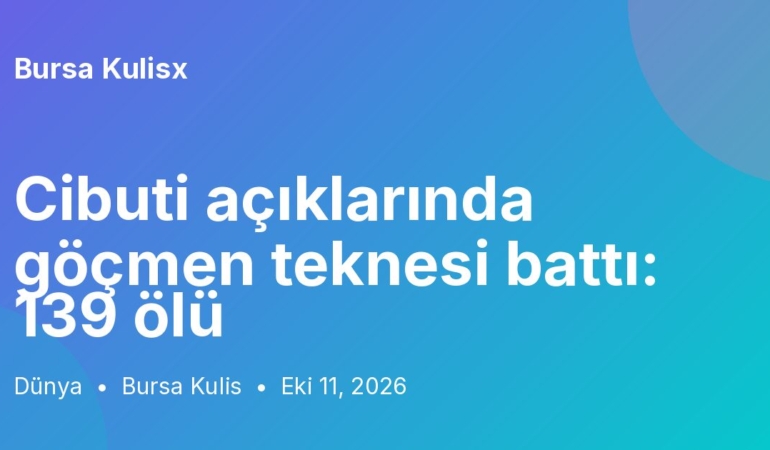 Cibuti açıklarında göçmen teknesi battı: 139 ölü